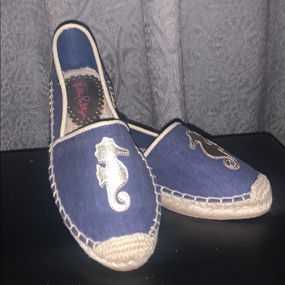 Lilly Pulitzer Shoes - DENIM LILLY PULITZER ESPADRILLES